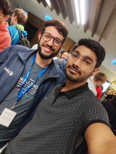 GNOME Dinner selfie